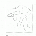 GRIZZLY EPS HUNTER  (YFM70GPHLH) Сиденье