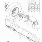 GRIZZLY EPS HUNTER  (YFM70GPHLH) Переднее колесо 2