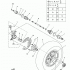GRIZZLY EPS HUNTER (YFM70GPHJH) Переднее колесо