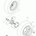 RAPTOR 700R SE  (YFM70RSSLM/YFM70RSSLR) Переднее колесо