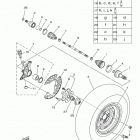 KODIAK 700 EPS  (YFM70KPXJG) Переднее колесо