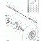 GRIZZLY EPS (YFM70GPXJD) Переднее колесо