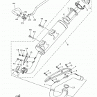 RAPTOR 700  (YFM70RSBJD) Выхлопная система