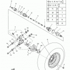 KODIAK 700 EPS  (YFM70KPXJG) Переднее колесо