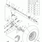 GRIZZLY EPS  (YFM70GPXJD) Переднее колесо