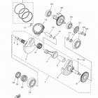 KODIAK 700 EPS HUNTER  (YFM70KPHJH) Коленчатый вал и Поршень