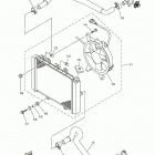 KODIAK 700 EPS HUNTER  (YFM70KPHJH) Радиатор и Патрубки