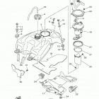 RAPTOR 700R SE  (YFM70RSSLM/YFM70RSSLR) Топливный бак