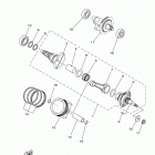 KODIAK 450 HUNTER (YFM45KDHL) Коленчатый вал и Поршень