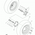 YFZ450R  (YFZ45YSXLL) Переднее колесо