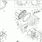 KODIAK 450 HUNTER (YFM45KDHL) Крышка картера двигателя