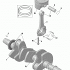 2- Maverick X3 Turbo - STD Коленвал и поршни