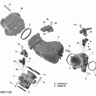 Defender MAX HD8 02- air intake manifold and throttle body - hd8