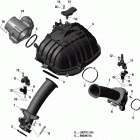 002 - Maverick Sport 1000R - DPS - International - European Communities Коллектор воздухозаборника и корпус дросселя