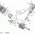 Defender MAX HD8 01- crankshaft, piston and cylinder - hd8