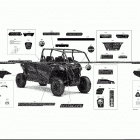 002 - Maverick Sport MAX 1000R - DPS - T1B Series 09- decals maverick sport max - 1000r - package dps