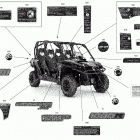 003 - Commander MAX 1000R EFI - International 09- decals commander max - 1000r - xt