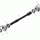 3- Commander MAX 800R EFI 08- drive shaft - 800r efi