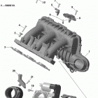 2- Maverick X3 Turbo - STD Коллектор воздухозаборника и корпус дросселя