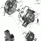 4- Commander MAX 1000R EFI 01- crankcase - 1000r