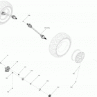 Maverick X3 MAX Turbo - STD 08- drive system, rear - all models