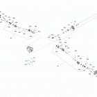 Maverick X3 MAX Turbo - STD 07- drive system, front - all package - main parts