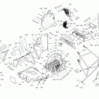 Commander 1000R EFI 09- cab interior commander non max - side panels all mod...