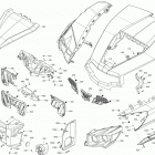 Commander 1000R EFI 09- body and accessories commander non max - front break...