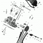 Commander 800R EFI 01- cylinder head, rear - 800r efi