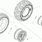 Commander 1000R EFI 07- wheels and tires commander - package ltd
