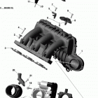 Maverick X3 900HO 02- air intake manifold and throttle body 900 ho