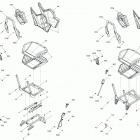 Commander 1000R EFI 09- seat commander non max - all models
