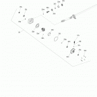 Maverick X3 MAX Turbo - STD 07- drive system, front - all package - differential