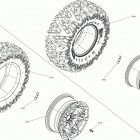 Commander 1000R EFI 07- wheels and tires commander - package xt