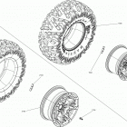 Commander 1000R EFI 07- wheels and tires commander - package dps