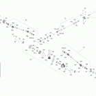 Commander 1000R EFI 07- drive system, front commander - all models