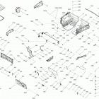 Commander 1000R EFI 09- rear cargo box commander - all package