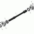 Commander 800R EFI 08- drive shaft - 800r efi