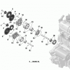 Maverick X3 900HO 02- oil pump 900 ho