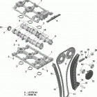 Maverick X3 900HO 01- valve train 900 ho