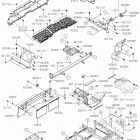 MULE PRO-DXT (KAF1000CKF) Детали рамы (зад.)