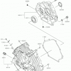 MULE SX (KAF400PKF) Картер двигателя