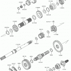 MULE 4010 4x4 (KAF620MKF) Трансмиссия