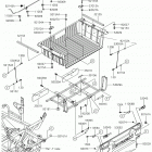 TERYX (KRF800GKFA) Багажник-кузов