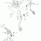 MULE SX (KAF400JKF) Brake pedal  /  throttle lever
