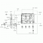 MULE PRO-FX (KAF820EJF) Картер двигателя