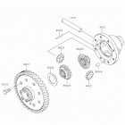 MULE SX (KAF400PKF) Дефференциал