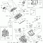 TERYX (KRF800FKF) Головка цилиндров