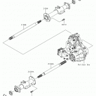 MULE SX (KAF400HKF) Задняя ось