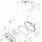 MULE SX (KAF400HKF) Крышка вариатора